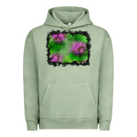 Pigment Oil Green halloween spooky stars background Urban Hoodie - BundleAndBundleShop