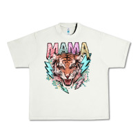 Pistachio mama tiger lightning bolt Urban Heavy Tee - NancyCooperArtShop