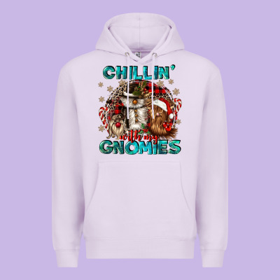 Chillin With My Gnomies Premium Hoodie Designed By Cowgirlartshop