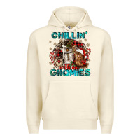 Sandshell chillin with my gnomies Premium Hoodie - CowGirlArtShop