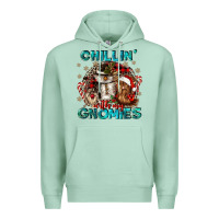 Seafoam chillin with my gnomies Premium Hoodie - CowGirlArtShop