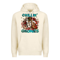 Tofu chillin with my gnomies Premium Hoodie - CowGirlArtShop
