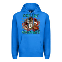 True Royal chillin with my gnomies Premium Hoodie - CowGirlArtShop