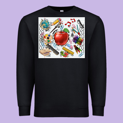 School Elements Tumbler Premium Sweatshirt Designed By Cowgirlartshop