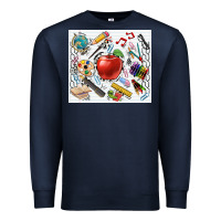 Navy school elements tumbler Premium Sweatshirt - CowGirlArtShop
