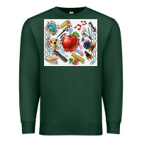Sports Green school elements tumbler Premium Sweatshirt - CowGirlArtShop