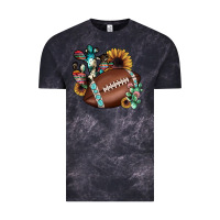 Cloud Black football cactus sunflower Vintage Tee - JahusDesignShop