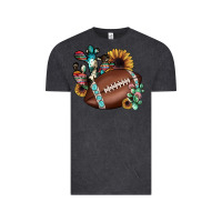 Vintage Black football cactus sunflower Vintage Tee - JahusDesignShop