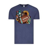 Vintage Denim football cactus sunflower Vintage Tee - JahusDesignShop