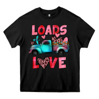 Black loads of love truck Heavy Core Tee - JahusDesignShop