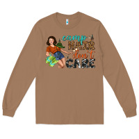 Toasted Coconut Camp Hair Don't Care Long Sleeve Tee - BundleAndBundleShop