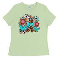 Matcha race sunflower patches Ladies Tee - AdoDesignShop