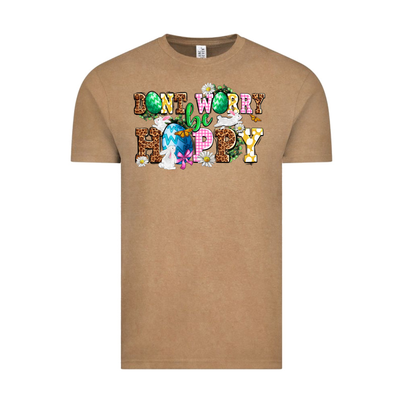 Don't Worry Be Hoppy Vintage Tee by NancyCooperArtShop | Teevron