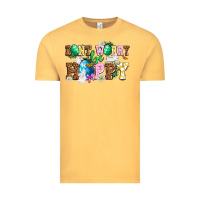 Vintage Mustard Don't worry be hoppy Vintage Tee - NancyCooperArtShop