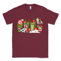 Cow And Strawberry Coffee Cups Classic Tee | Teevron