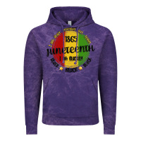 Cloud Purple i am black everyday but today juneteenth Vintage Hoodie - MaliasSmallBusiness