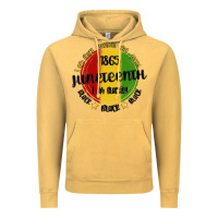 Vintage Mustard i am black everyday but today juneteenth Vintage Hoodie - MaliasSmallBusiness