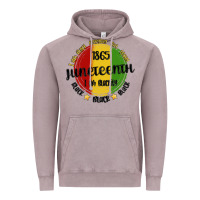 Vintage Zinc i am black everyday but today juneteenth Vintage Hoodie - MaliasSmallBusiness