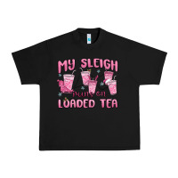 Black my sleigh runs on loaded tea Urban Heavy Tee - MaliasSmallBusiness