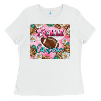 White Breast cancer  tackle cancer tumbler Ladies Tee - Artiststas