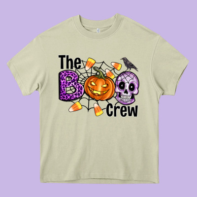 Boo Halloween Heavy Core Tee Designed By Artiststas
