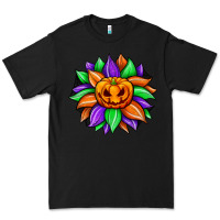 Black sunflower halloween Premium Tee - JahusDesignShop