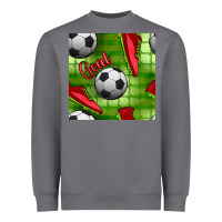 Storm soccer shoes goal seamless pattern Heavyweight Sweatshirt - BundleAndBundleShop