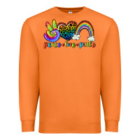Carrot Peace love pride Premium Sweatshirt - CowGirlArtShop