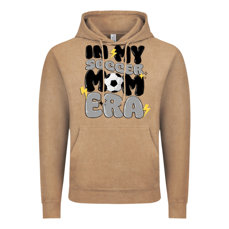 In My Soccer Mom Era Vintage Hoodie by MaliasSmallBusiness | Teevron