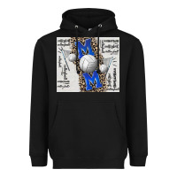 Black volleyball mom blue mother's day Heavyweight Hoodie - CowGirlArtShop