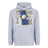 Heather Grey volleyball mom blue mother's day Heavyweight Hoodie - CowGirlArtShop