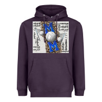 Plum volleyball mom blue mother's day Heavyweight Hoodie - CowGirlArtShop