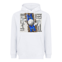 White volleyball mom blue mother's day Heavyweight Hoodie - CowGirlArtShop