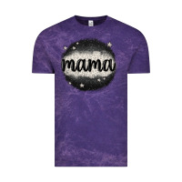 Cloud Purple leopard mama Vintage Tee - MaliasSmallBusiness