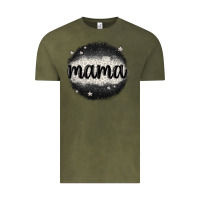Vintage Olive leopard mama Vintage Tee - MaliasSmallBusiness
