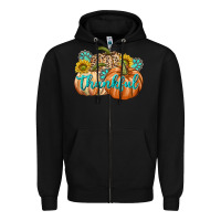 Black Thankful Zipper Hoodie - texasbilliewilder