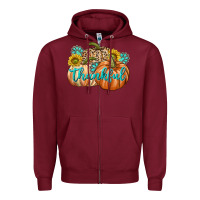Burgundy Thankful Zipper Hoodie - texasbilliewilder