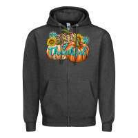 Charcoal Heather Thankful Zipper Hoodie - texasbilliewilder