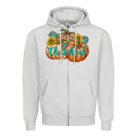 Thankful Zipper Hoodie | Teevron