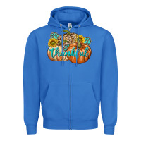 True Royal Thankful Zipper Hoodie - texasbilliewilder