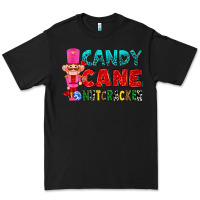 Black candy cane and pink nutcracker ado Premium Tee - AdoDesignShop