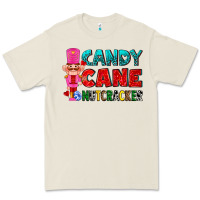 Candy Cane And Pink Nutcracker Ado Premium Tee | Teevron