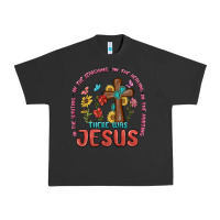 Pigment Black in the waiting there was jesus Urban Heavy Tee - MaliasSmallBusiness