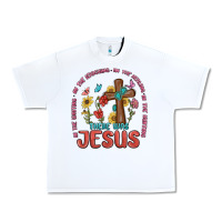 White in the waiting there was jesus Urban Heavy Tee - MaliasSmallBusiness