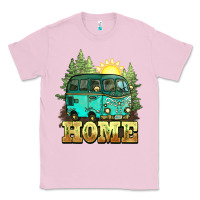 Bubblegum Pink camping caravan home Classic Tee - NancyCooperArtShop