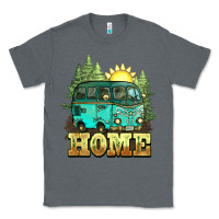 Charcoal Heather camping caravan home Classic Tee - NancyCooperArtShop