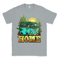 Heather Grey camping caravan home Classic Tee - NancyCooperArtShop