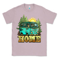 Lilac camping caravan home Classic Tee - NancyCooperArtShop