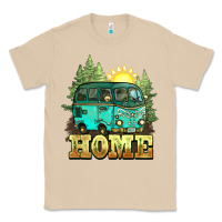 Mushroom camping caravan home Classic Tee - NancyCooperArtShop