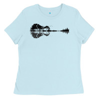 Baby Blue Nature Guitar Ladies Tee - Bettercallsaul